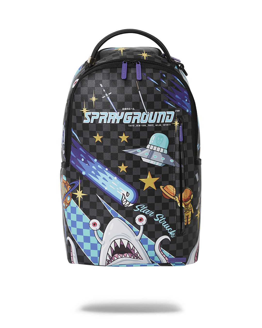 SPRAYGROUND® BACKPACK WTF ALIEN INVASION BACKPACK (DLXV)