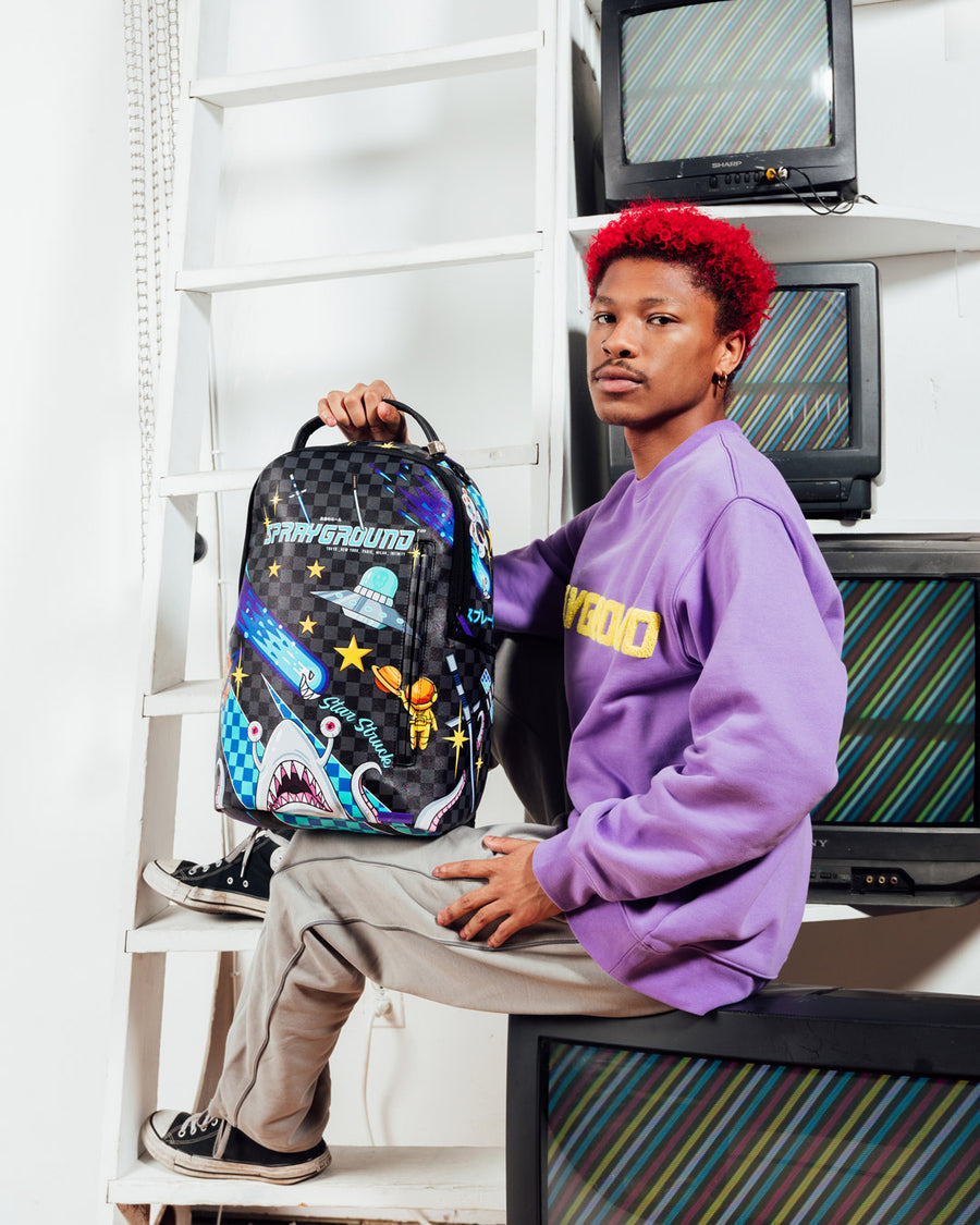 SPRAYGROUND® BACKPACK WTF ALIEN INVASION BACKPACK (DLXV)