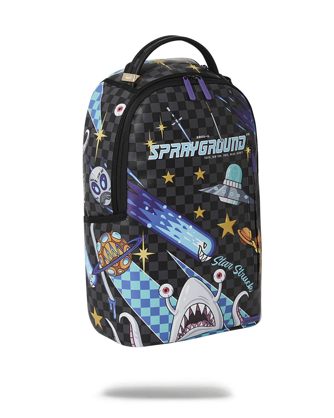 WTF ALIEN INVASION BACKPACK DLXV SPRAYGROUND