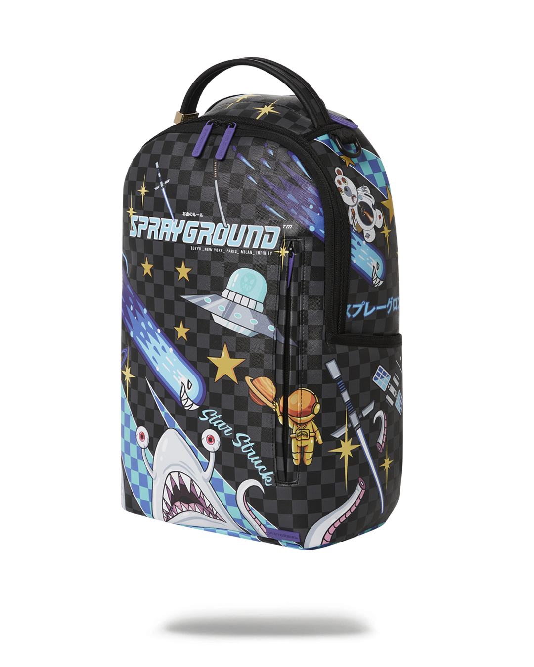 3 Galactic Alien Backpack Clip