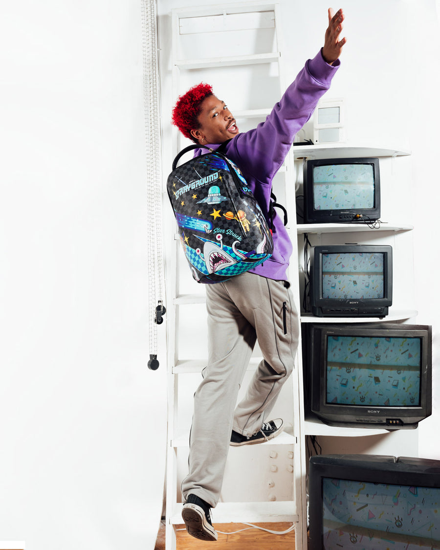 SPRAYGROUND® BACKPACK WTF ALIEN INVASION BACKPACK (DLXV)