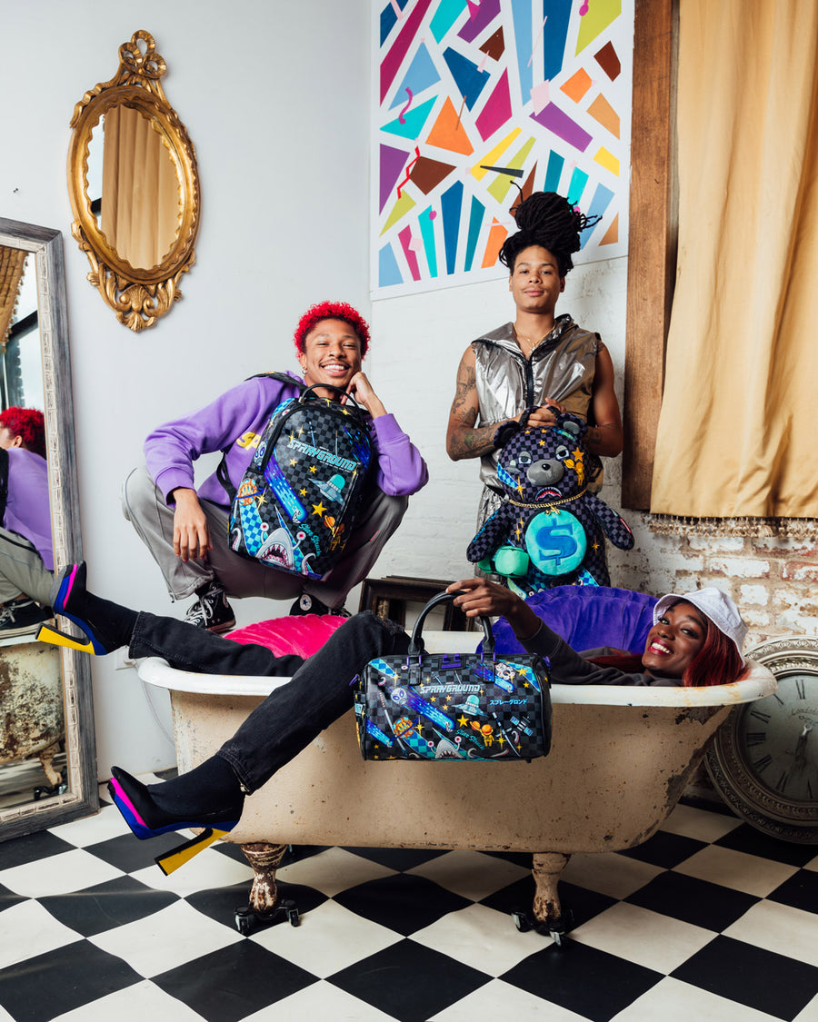 SPRAYGROUND® BACKPACK WTF ALIEN INVASION BACKPACK (DLXV)