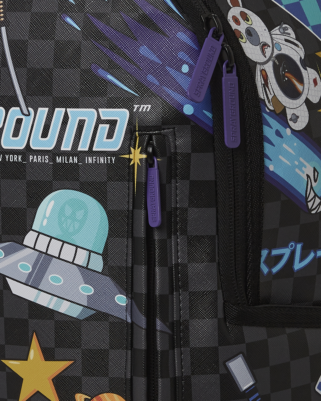 SPRAYGROUND® BACKPACK WTF ALIEN INVASION BACKPACK (DLXV)