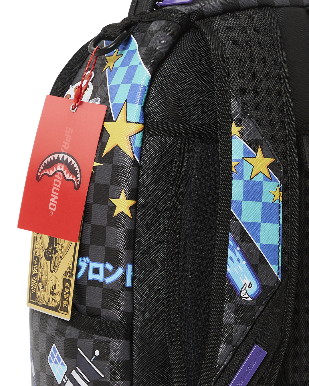 Sprayground Unisex Wtf Wild One DLXVF Backpack 910B4190NSZ Black/Green