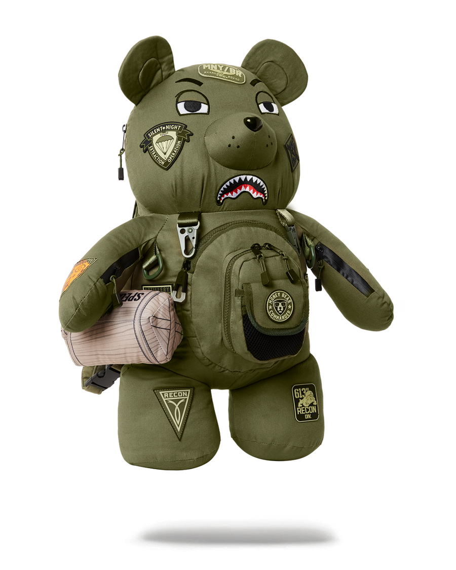 SPRAYGROUND® BACKPACK SPECIAL OPS FULL THROTTLE MONEYBEAR TEDDYBEAR BACKPACK