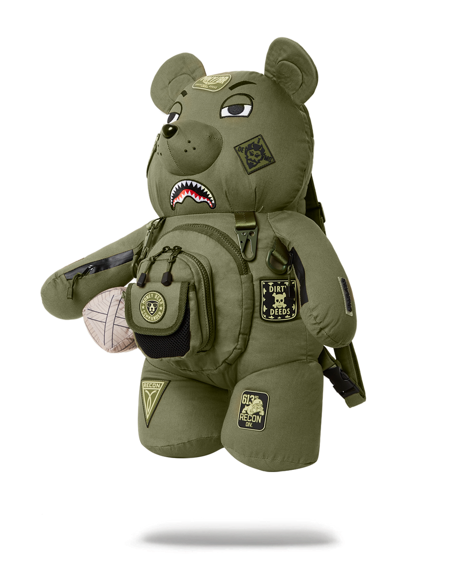 SPRAYGROUND® BACKPACK SPECIAL OPS FULL THROTTLE MONEYBEAR TEDDYBEAR BACKPACK