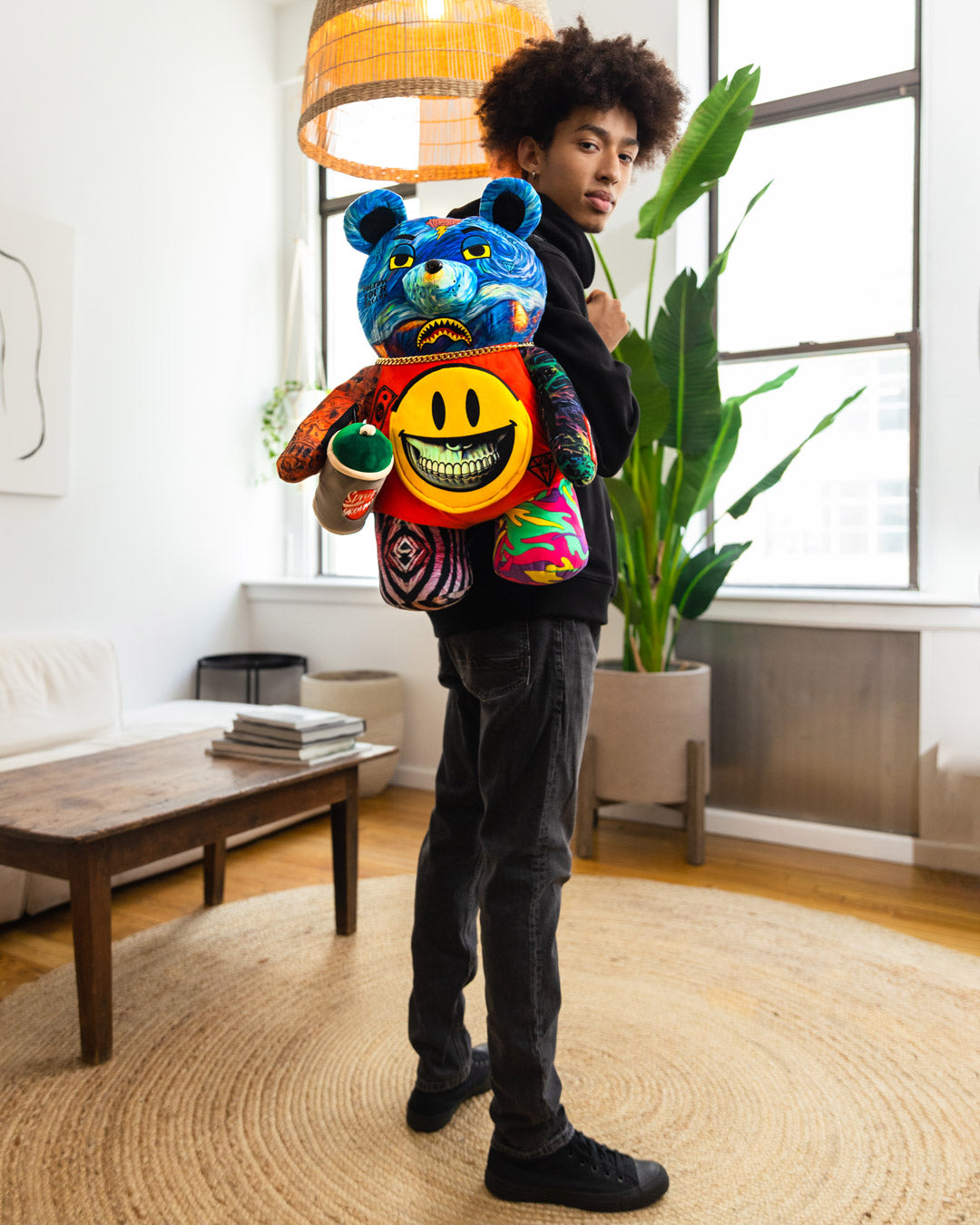 VILLAIN MONEY BEAR TEDDYBEAR RON ENGLISH EDITION BACKPACK