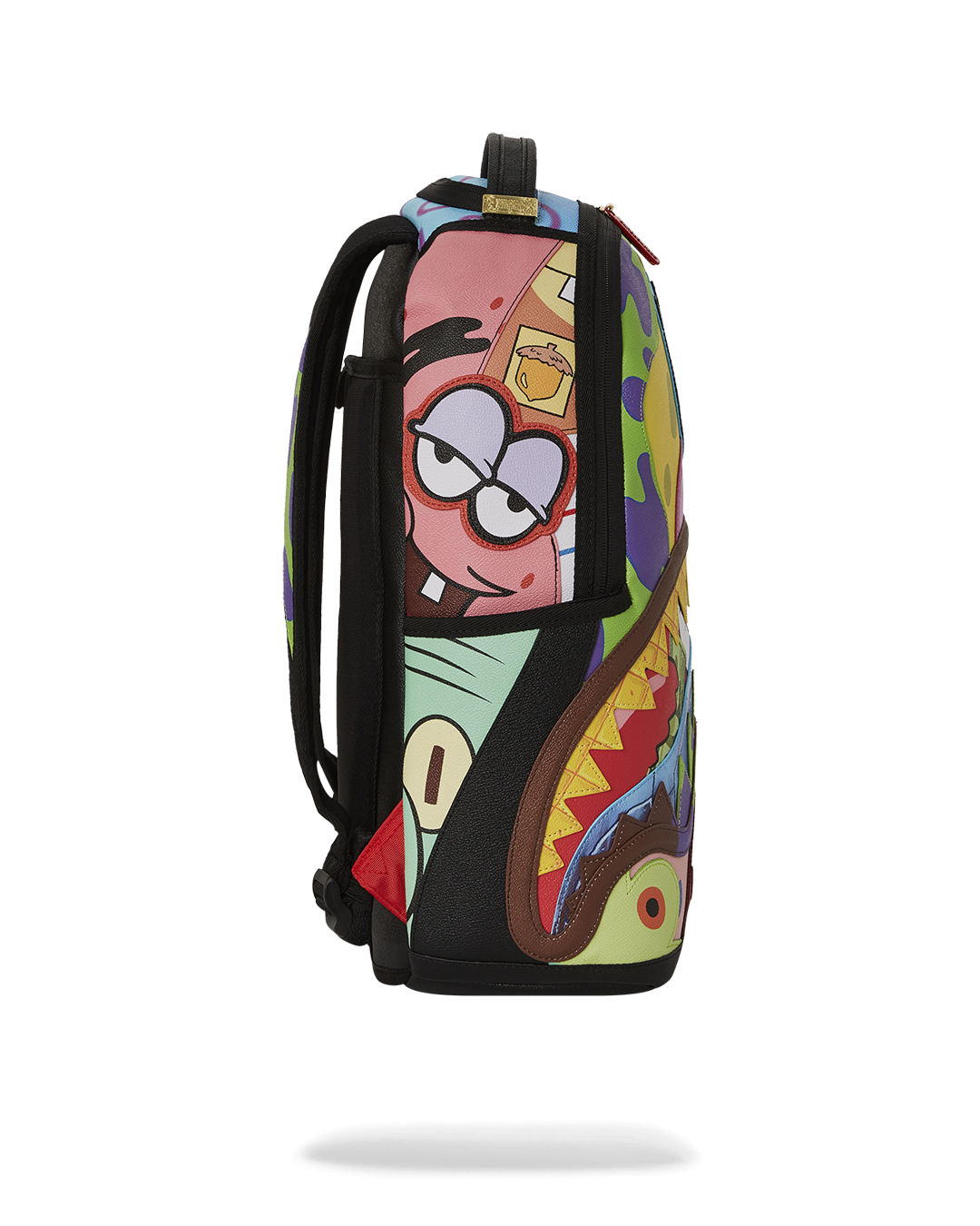 Sprayground x Sponge Bob Half Sponge Sharkmouth Backpack · Slide Culture