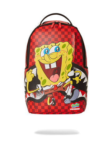 Sprayground Shark Bite Bob Sponge Nickelodeon Backpack Books Bag