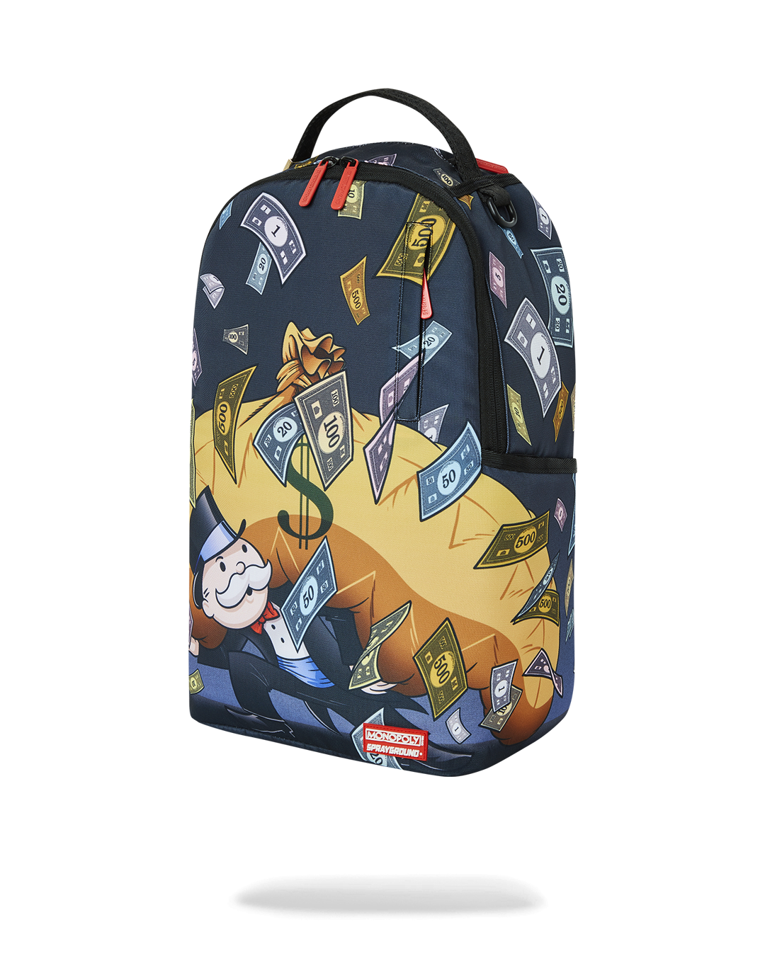 SPRAYGROUND MONOPOLY MONEY SHARK BACKPACK BOOKBAG B5503