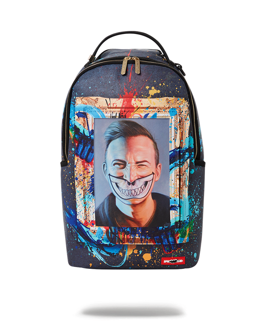 SPRAYGROUND® BACKPACK THE RARE DBD GRIN SHARK PORTRAIT BY RON ENGLISH- SUPER LIMITED EDITION