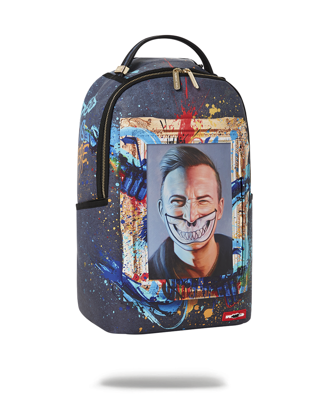 SPRAYGROUND® BACKPACK THE RARE DBD GRIN SHARK PORTRAIT BY RON ENGLISH- SUPER LIMITED EDITION