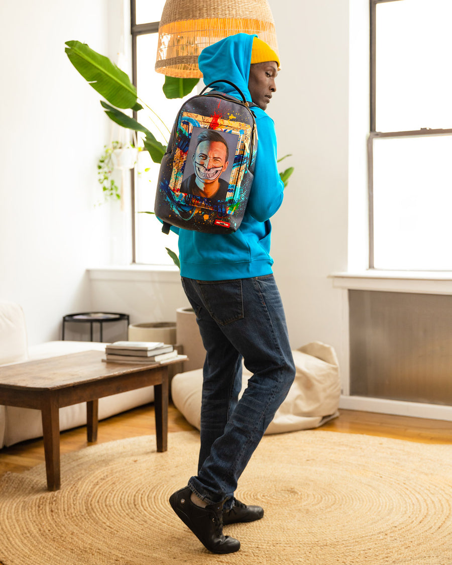 SPRAYGROUND® BACKPACK THE RARE DBD GRIN SHARK PORTRAIT BY RON ENGLISH- SUPER LIMITED EDITION