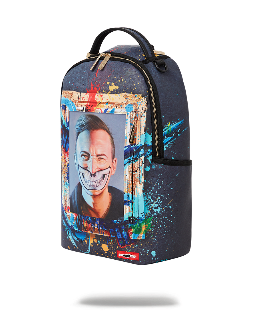 SPRAYGROUND® BACKPACK THE RARE DBD GRIN SHARK PORTRAIT BY RON ENGLISH- SUPER LIMITED EDITION