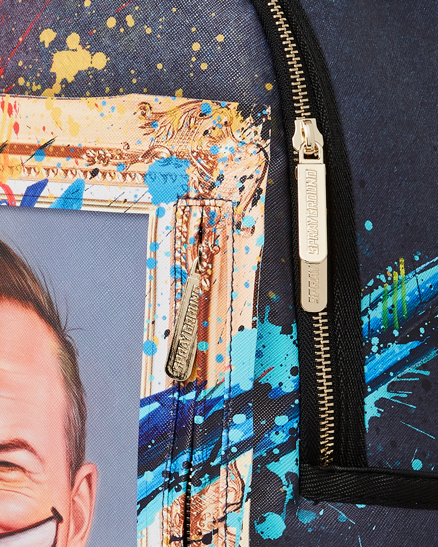 SPRAYGROUND® BACKPACK THE RARE DBD GRIN SHARK PORTRAIT BY RON ENGLISH- SUPER LIMITED EDITION