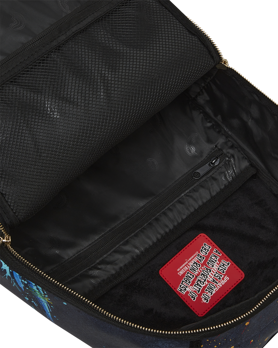 SPRAYGROUND® BACKPACK THE RARE DBD GRIN SHARK PORTRAIT BY RON ENGLISH- SUPER LIMITED EDITION