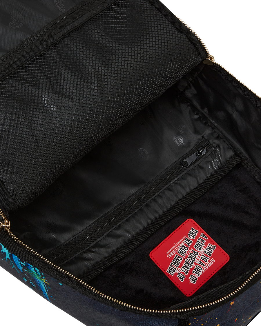 SPRAYGROUND® BACKPACK THE RARE DBD GRIN SHARK PORTRAIT BY RON ENGLISH- SUPER LIMITED EDITION