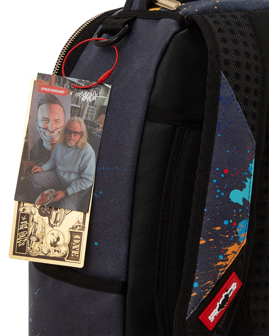 SPRAYGROUND® BACKPACK THE RARE DBD GRIN SHARK PORTRAIT BY RON ENGLISH- SUPER LIMITED EDITION