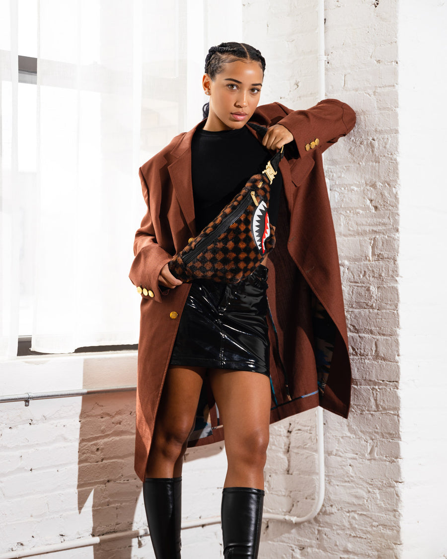 FURRR SHARKS IN PARIS SAVVY CROSSBODY SPRAYGROUND