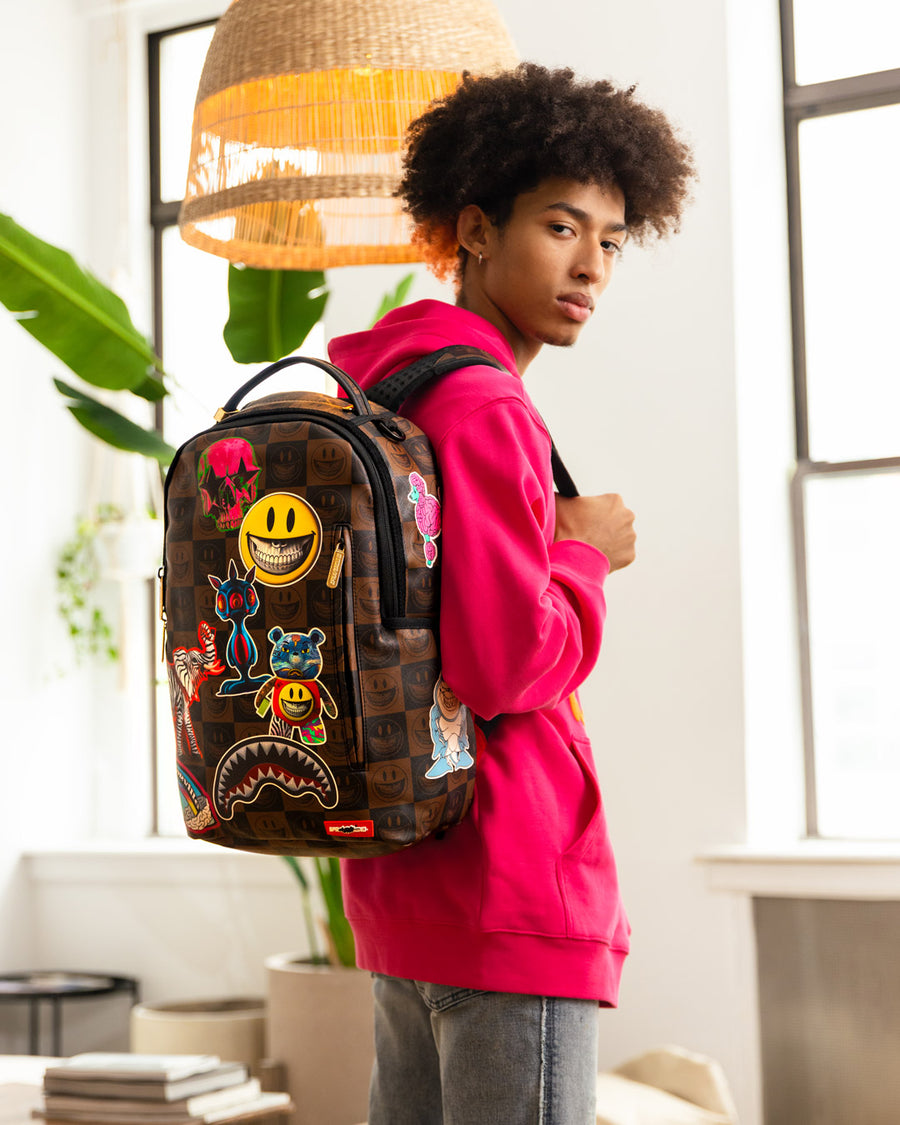 SPRAYGROUND® BACKPACK GLOBAL MOGUL POPAGANDA RON ENGLISH EDITION BACKPACK