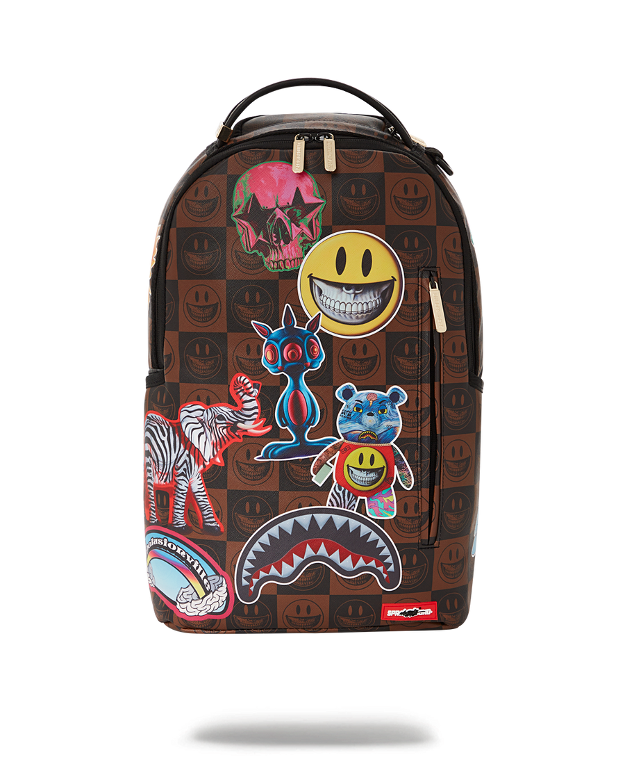 SPRAYGROUND® BACKPACK GLOBAL MOGUL POPAGANDA RON ENGLISH EDITION BACKPACK