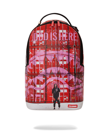 Sprayground+Split+Monogram+Gold+Drip+Silver+Dlxv+Backpack+Unisex+