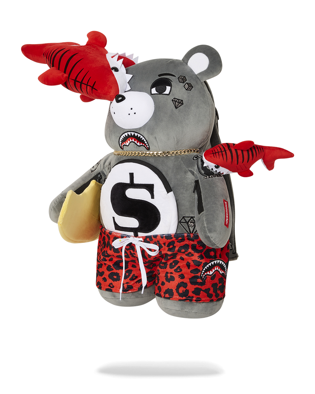 SHARK FRIENDS MONEYBEAR TEDDYBEAR BACKPACK SPRAYGROUND®