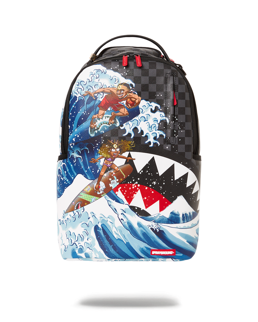 SPRAYGROUND® BACKPACK AMARI BAILEY & SISTER SURFRIDER COLLAB BACKPACK (DLXV)