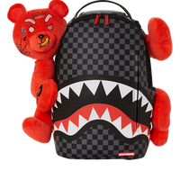 SPRAYGROUND DIABLO VILLIAN BROWN CHECKED BACKPACK NEW IN BAG w/ TAGS