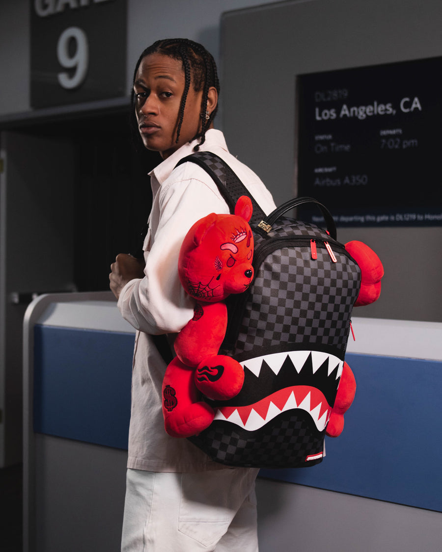 SPRAYGROUND® BACKPACK DIABLO PLUSH WRAPAROUND BACKPACK (DLXV)