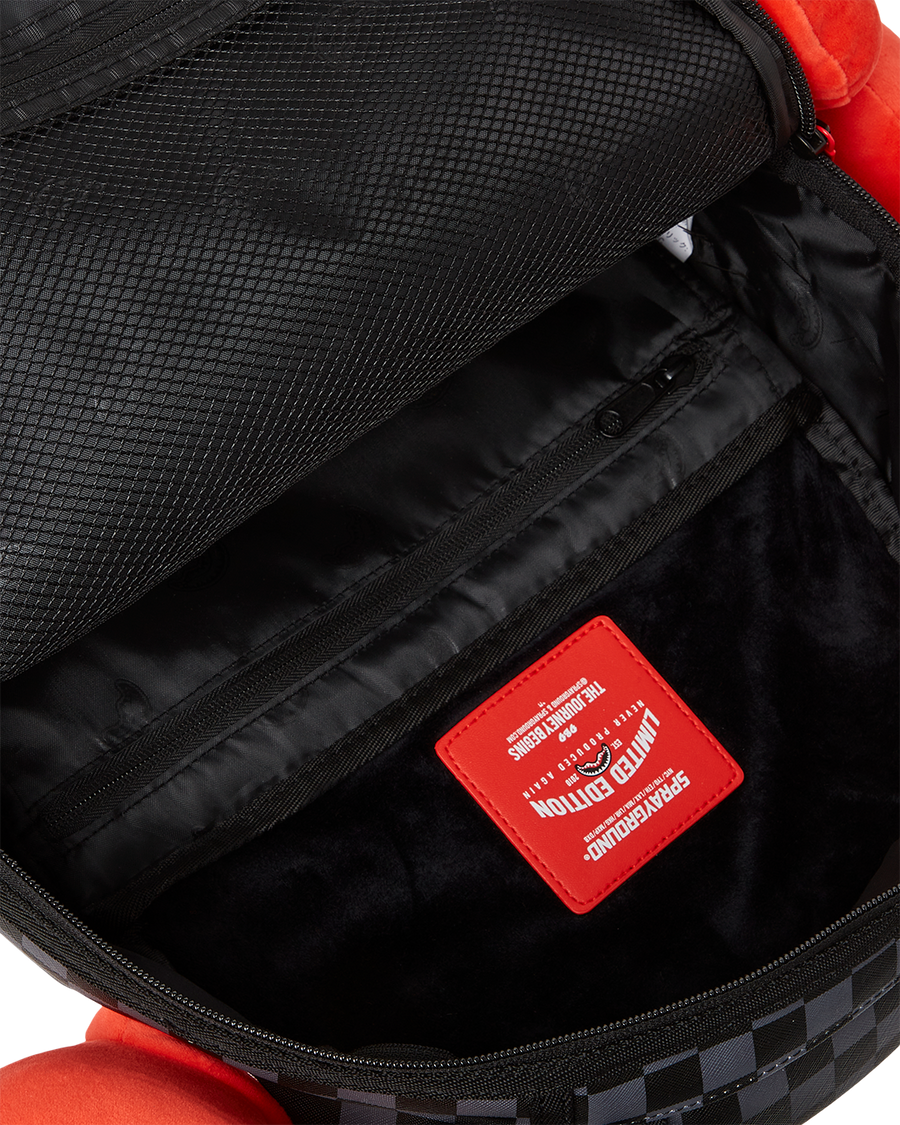 SPRAYGROUND® BACKPACK DIABLO PLUSH WRAPAROUND BACKPACK (DLXV)