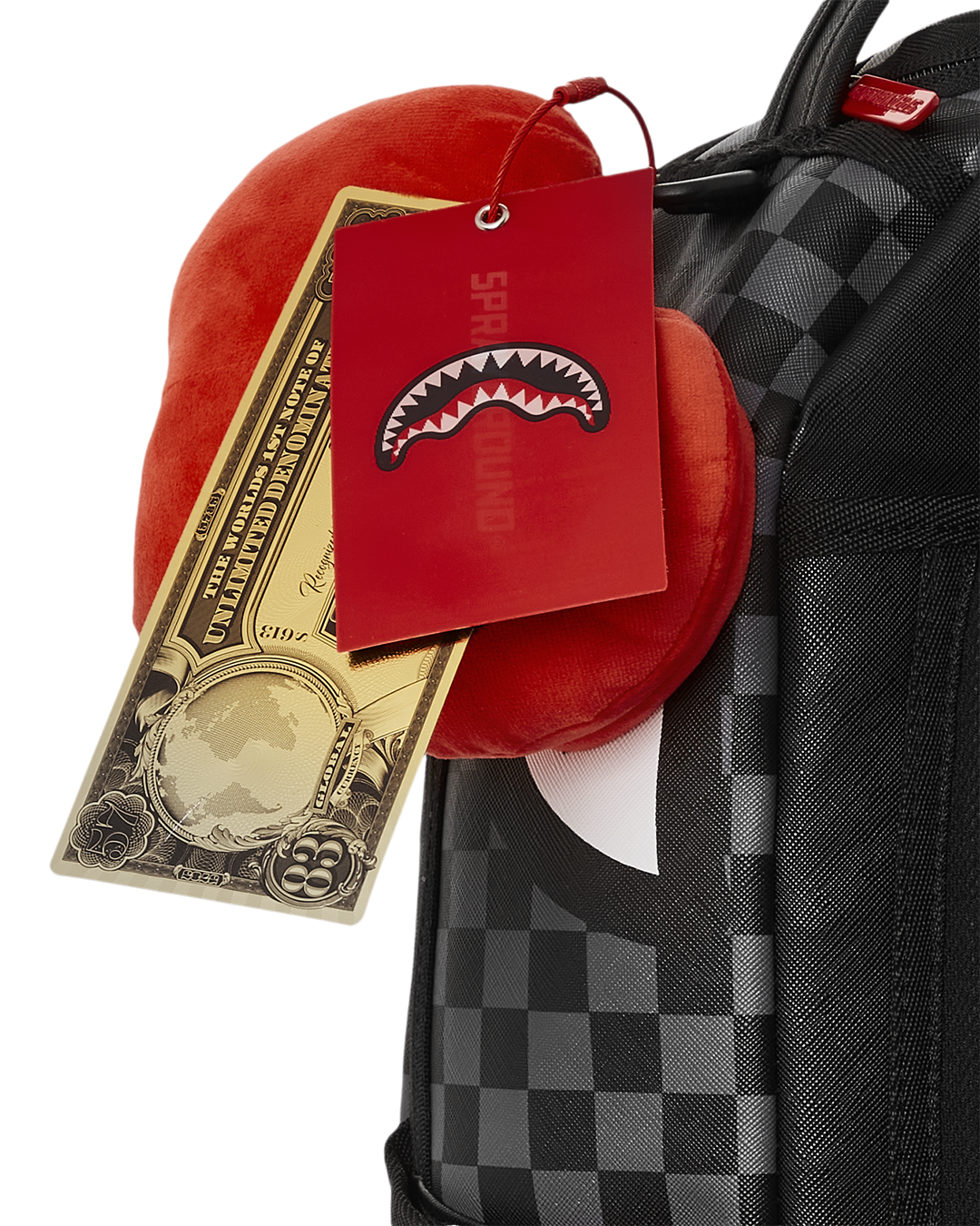 SPRAYGROUND® BACKPACK DIABLO PLUSH WRAPAROUND BACKPACK (DLXV)