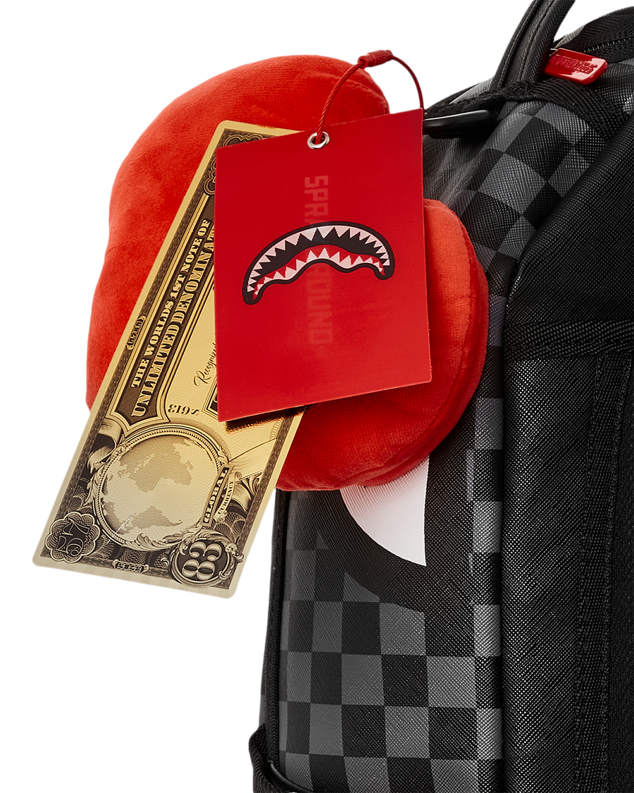 SPRAYGROUND® BACKPACK DIABLO PLUSH WRAPAROUND BACKPACK (DLXV)