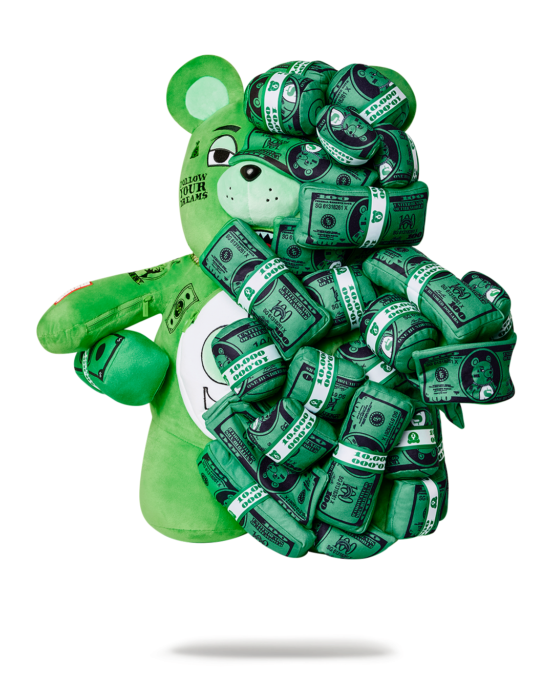 MONEYBEAR ZILLIONS TEDDYBEAR BACKPACK SPRAYGROUND