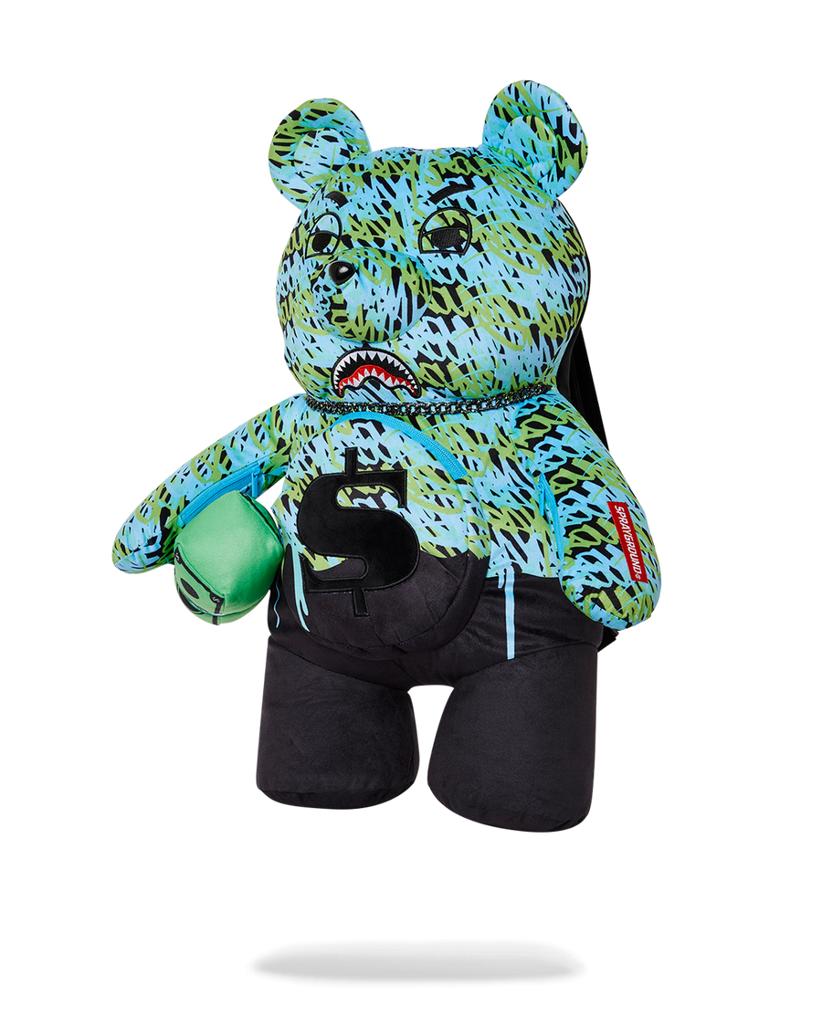 SPRAYGROUND® BACKPACK ROUGE THE GAWD MONEYBEAR TEDDYBEAR BACKPACK