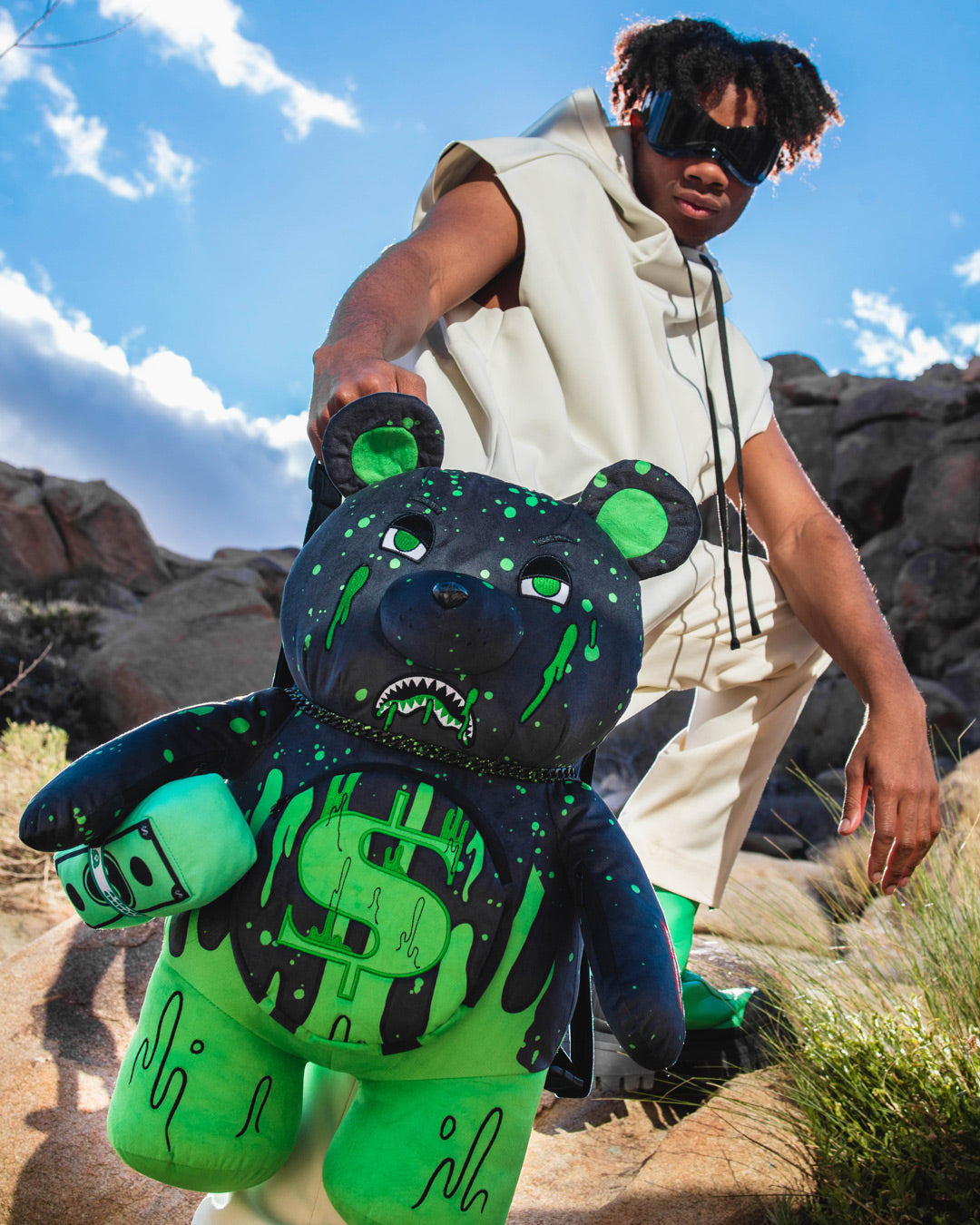 SPRAYGROUND® BACKPACK DRIP BEAR MONEYBEAR TEDDYBEAR BACKPACK