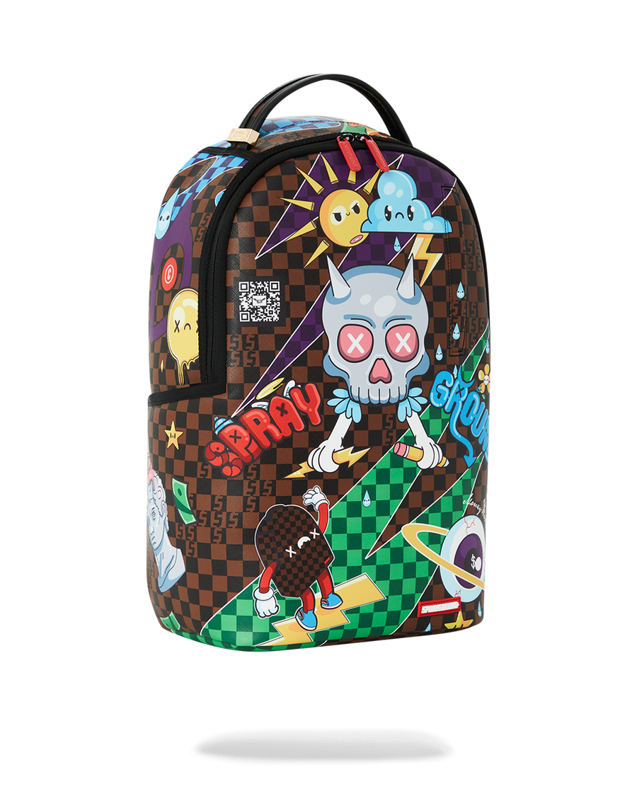 SPRAYGROUND® BACKPACK WTF WTF BACKPACK (DLXV)