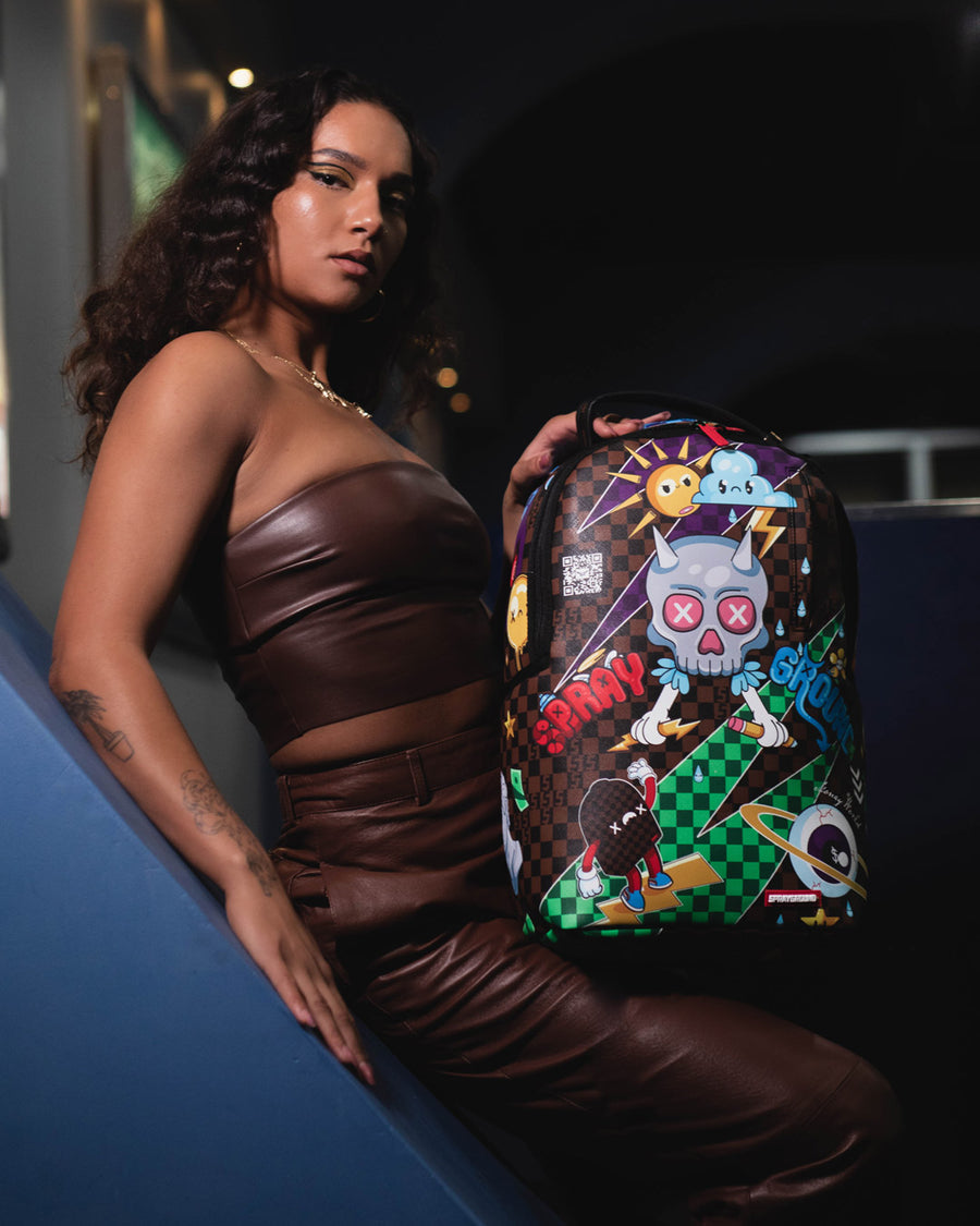 SPRAYGROUND® BACKPACK WTF WTF BACKPACK (DLXV)