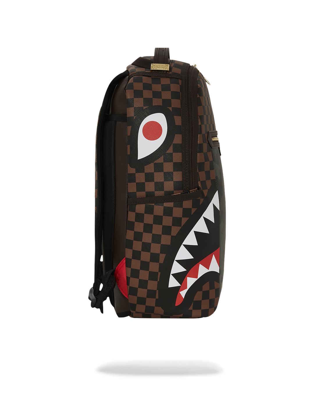 SPRAYGROUND CLUTCH BAG SHARK IN PARIS Unisex Marrone