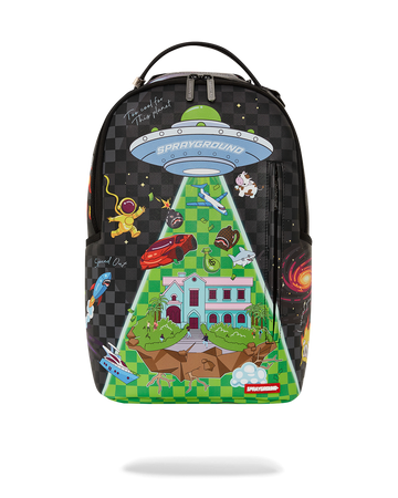 SPRAYGROUND ALIEN MOTHERSHIP BACKPACK- SPACESHIP AREA 51 - LIMITED EDITION