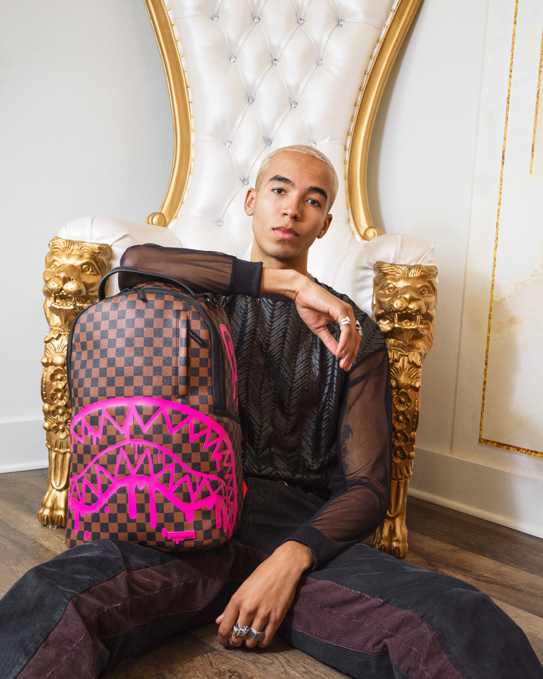 SPRAYGROUND: backpack for man - Gold