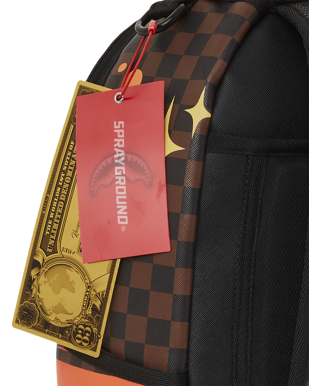 Sprayground x Naruto Shippuden Breakout Shark Orange Backpack