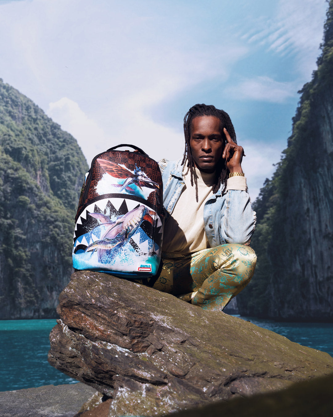 SPRAYGROUND® BACKPACK AVATAR TULKUN FLIGHT SHARK