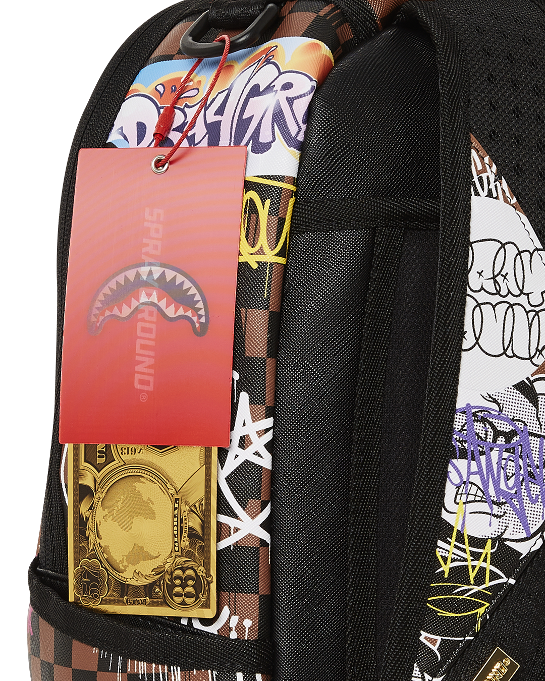 Sprayground Tagged Up Sharks in Paris DLXSV Backpack – letank