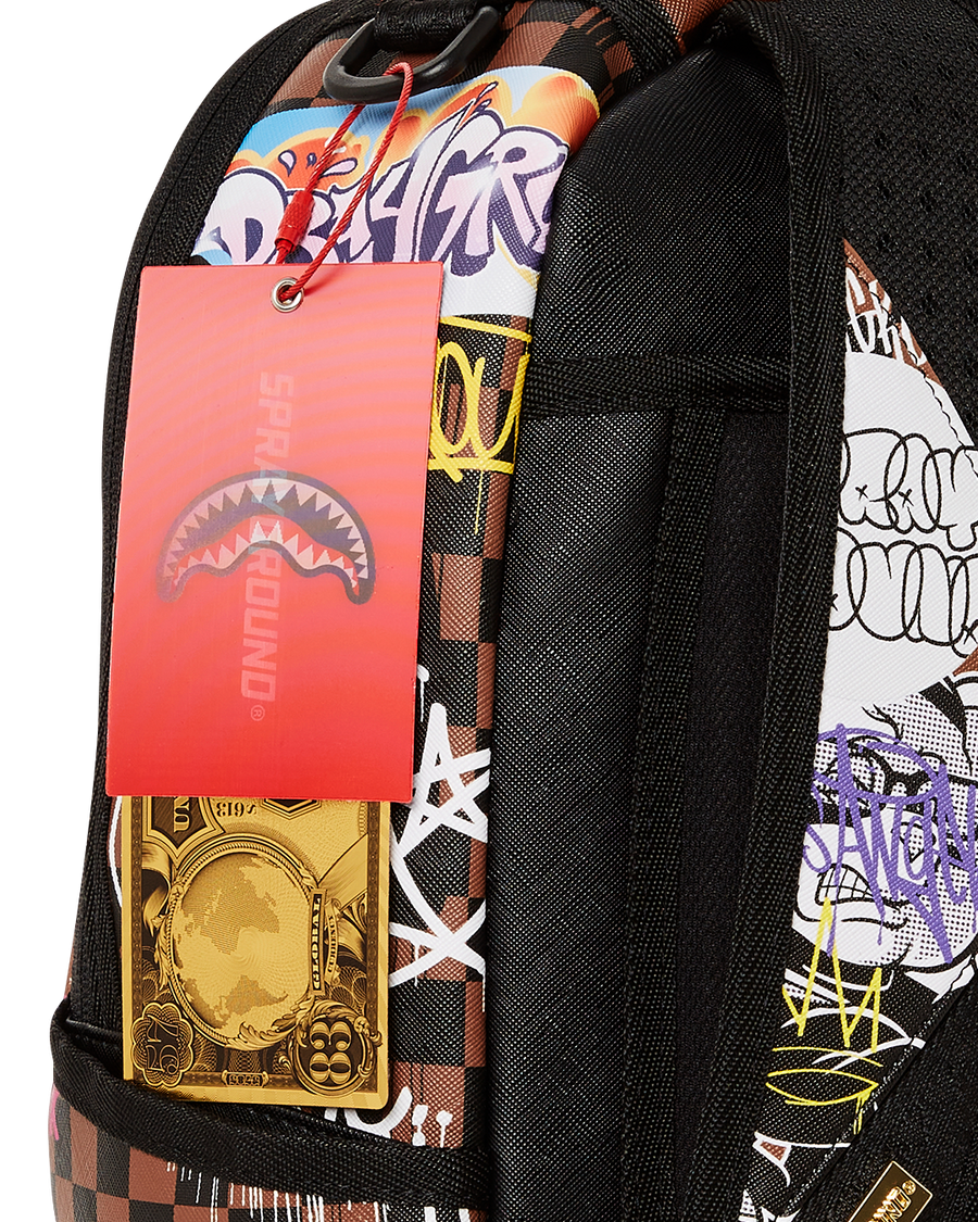 Sprayground Red Sharks In Paris Backpack – Limited Edition - RunNWalk