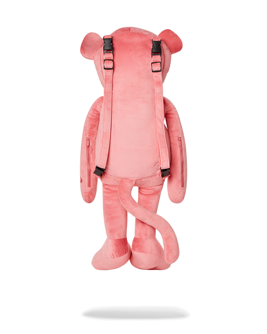 SPRAYGROUND® TEDDY BEAR PINK PANTHER UP TO NO GOOD TEDDY BEAR BACKPACK