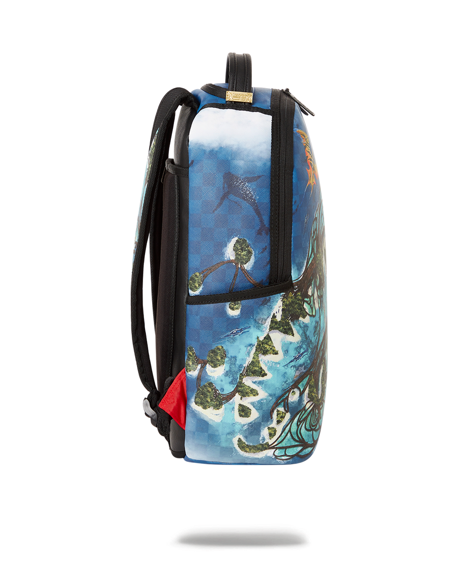 SPRAYGROUND® BACKPACK AVATAR SHARK ISLAND LAGOON SEA