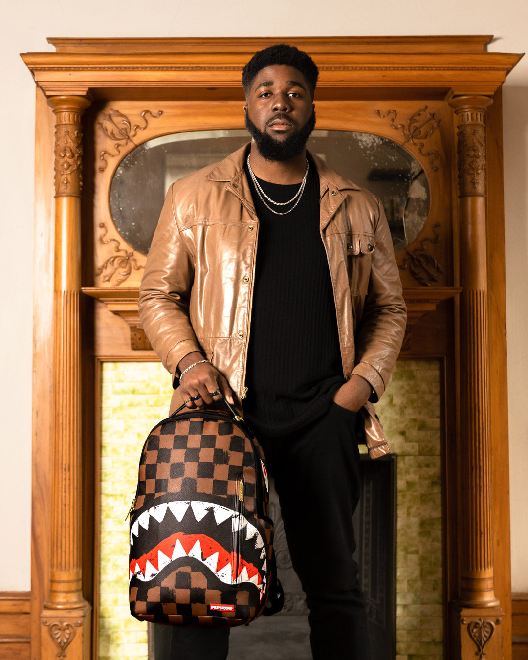 SPRAYGROUND® BACKPACK SHARKS IN PARIS VANQUISH BACKPACK (DLXV)
