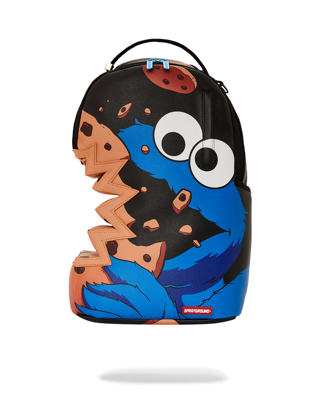 SPRAYGROUND® BACKPACK COOKIE MONSTER COOKIE SHARKBITE BACKPACK (DLXV)