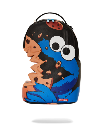 SPRAYGROUND SESAME STREET COOKIE STASH BACKPACK – BLUE CITY NYC